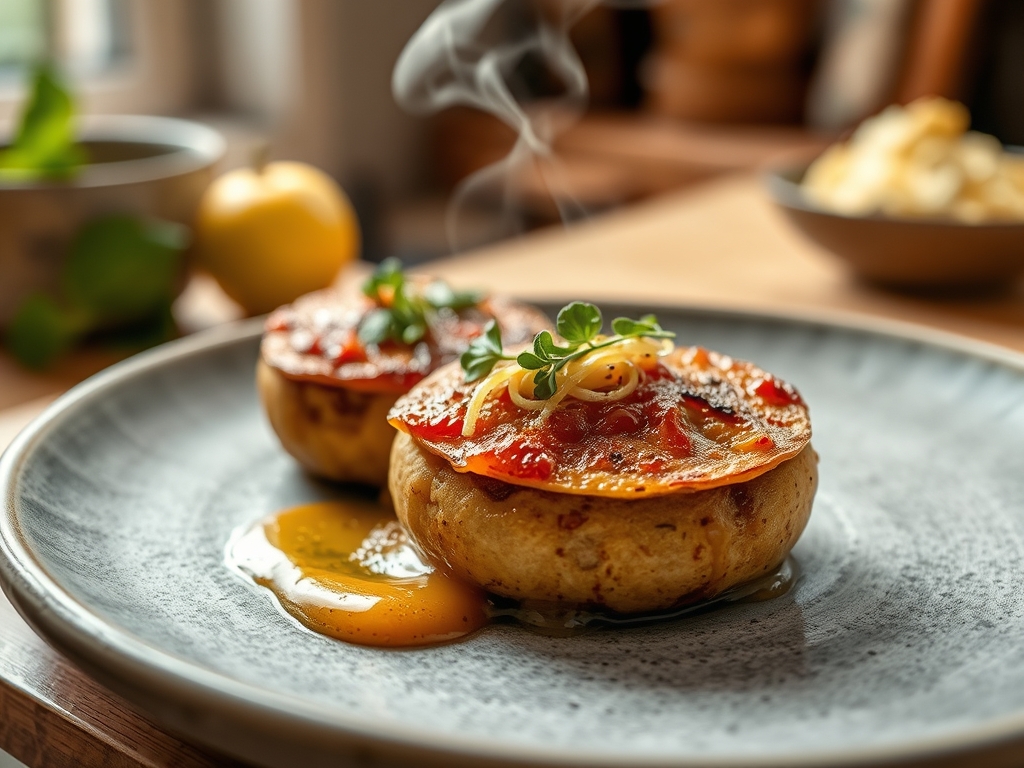 Almôndegas de berinjela veganas