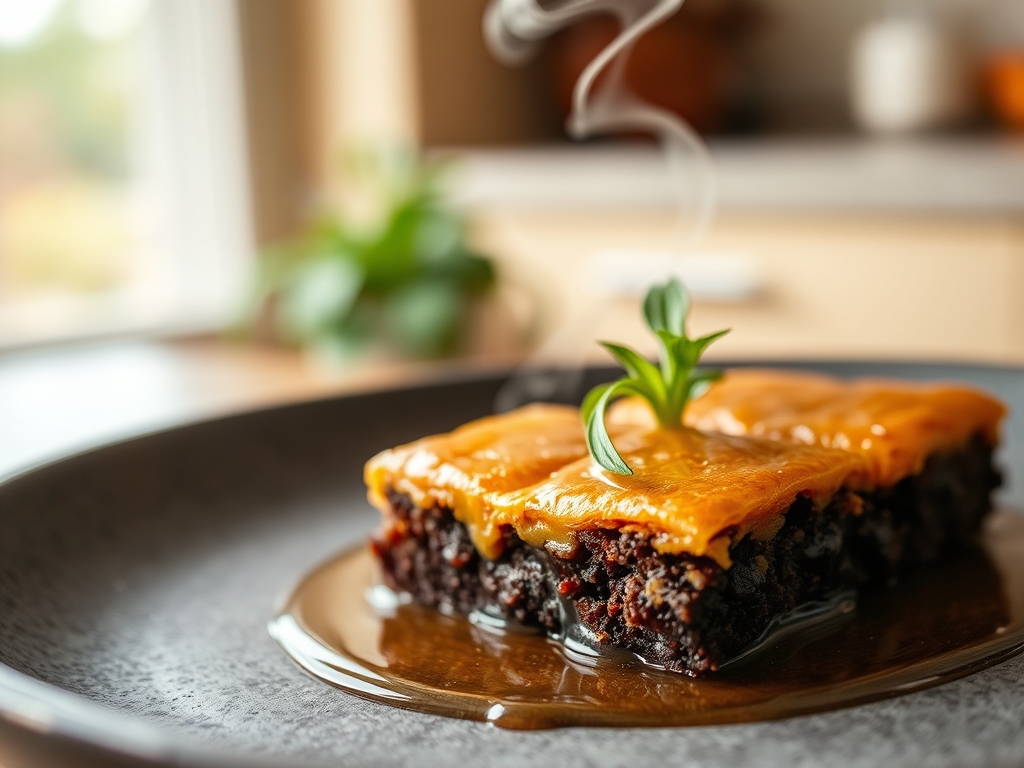 Brownie de feijão preto