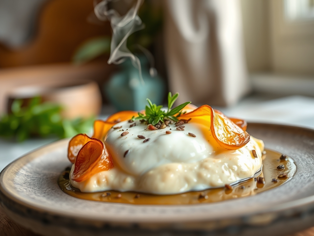 Iogurte com sementes de chia