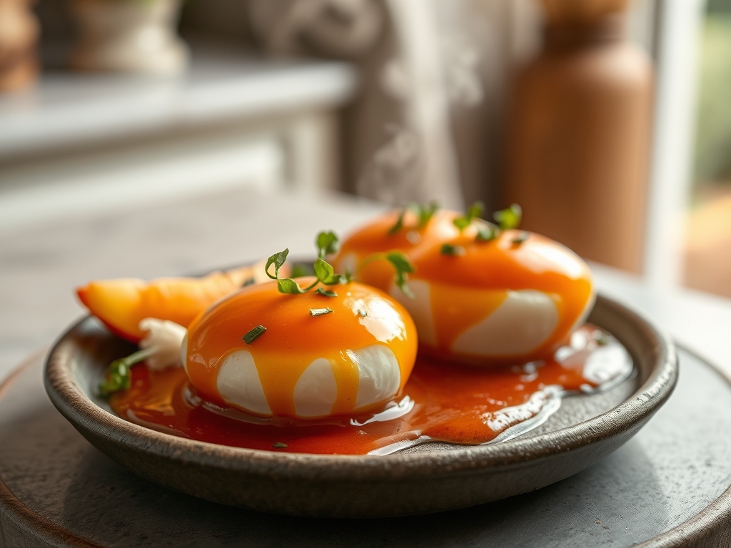 Ovos mexidos com tomate