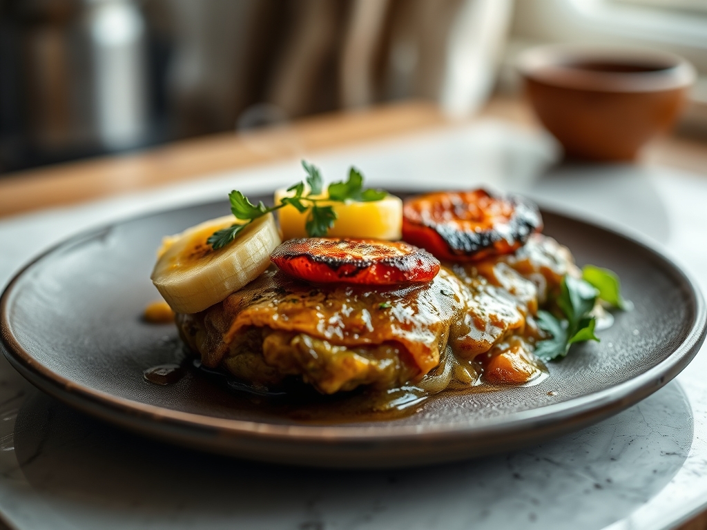 Panqueca de aveia e banana