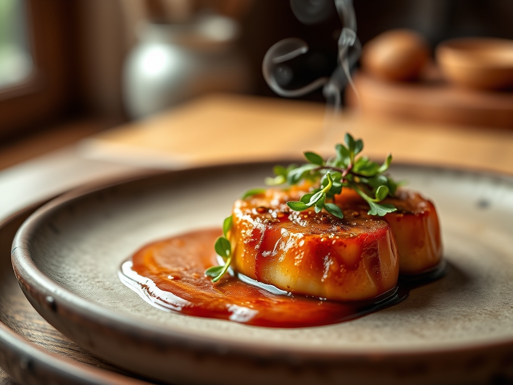 Pudim de chia e manga